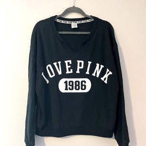 Victoria’s Secret Pink black pullover